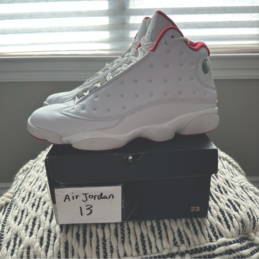 Air Jordan XIII 13 Retro Alternate History of Flight White / Red Rare 2017 - Picture 2 of 7